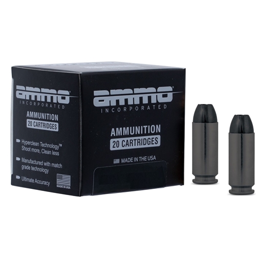 Ammunition Ammo Inc. 10180HP BL20 10mm Ammo, Inc. Black Label 10 mm 180 qr Hollow Point • Model: 10180HP-BL20